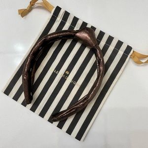 Lele Sadoughi Coco Glitter Slim Knotted Headband - Excellent!!